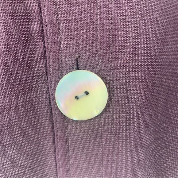 Chico’s  Design 100% Silk Button Front L/S Blouse - Picture 5 of 10